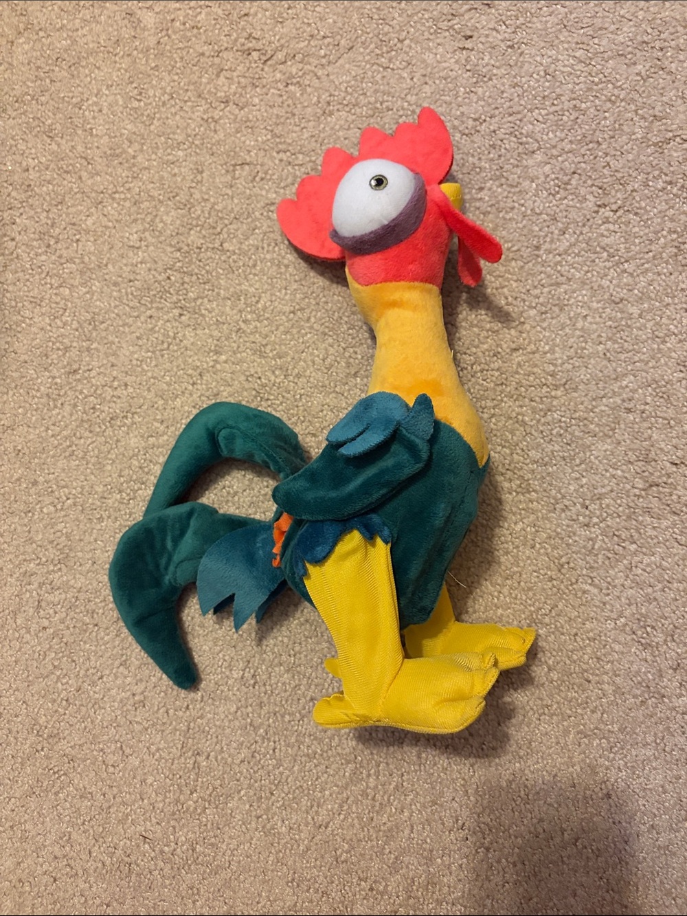 Screaming Hei Hei Moana Plush Rooster Pet Bird Toy - Multicolor WORKS